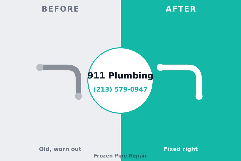 Before and after: plumbing company Bull Mountain, OR